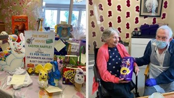 Residents at Great Easton care home enjoy a Great Easter